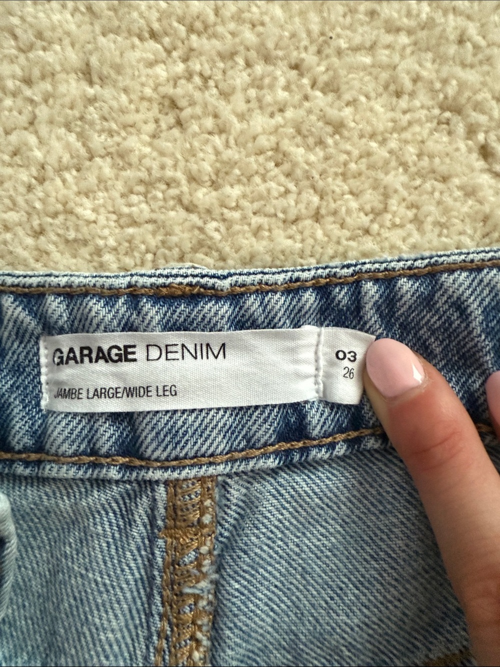 Garage Women’s High-Rise Distressed Straight-Leg Jeans — Light Blue - Picture 2 of 5